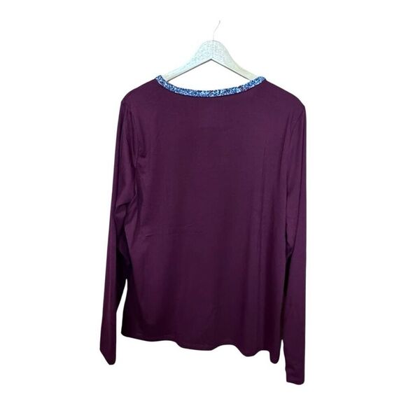 Lands' End Ladies' 2-piece Pajama Set, Large - Picture 2 of 6